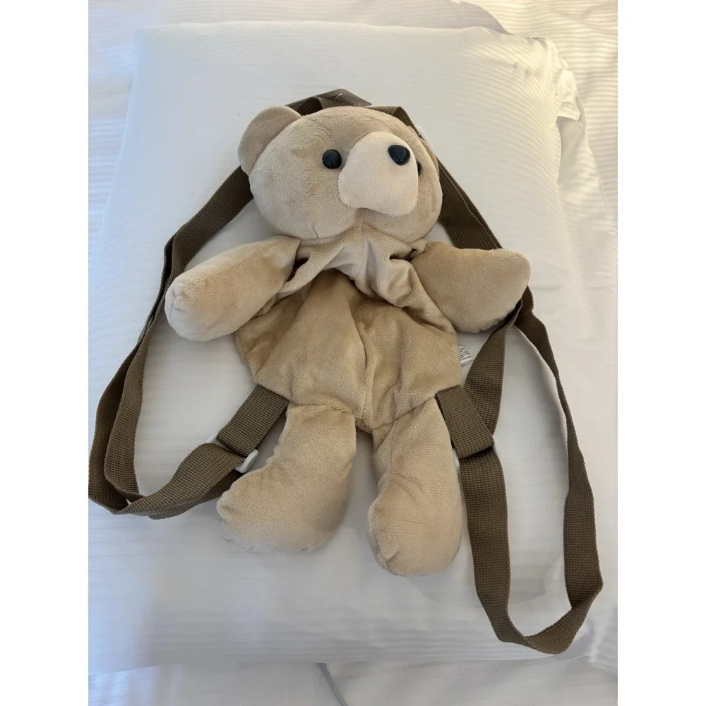 Cute Plush Teddy Bear Mini Backpack/purse Kids. 16